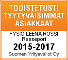 Todistetusti tyytyväisimmät asiakkaat -sertifikaatti Suomen Yritysvaliot Oy:n tutkimus